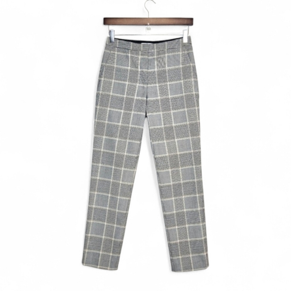 H&M Plaid Pants. Black/white/yellow. Size 2.